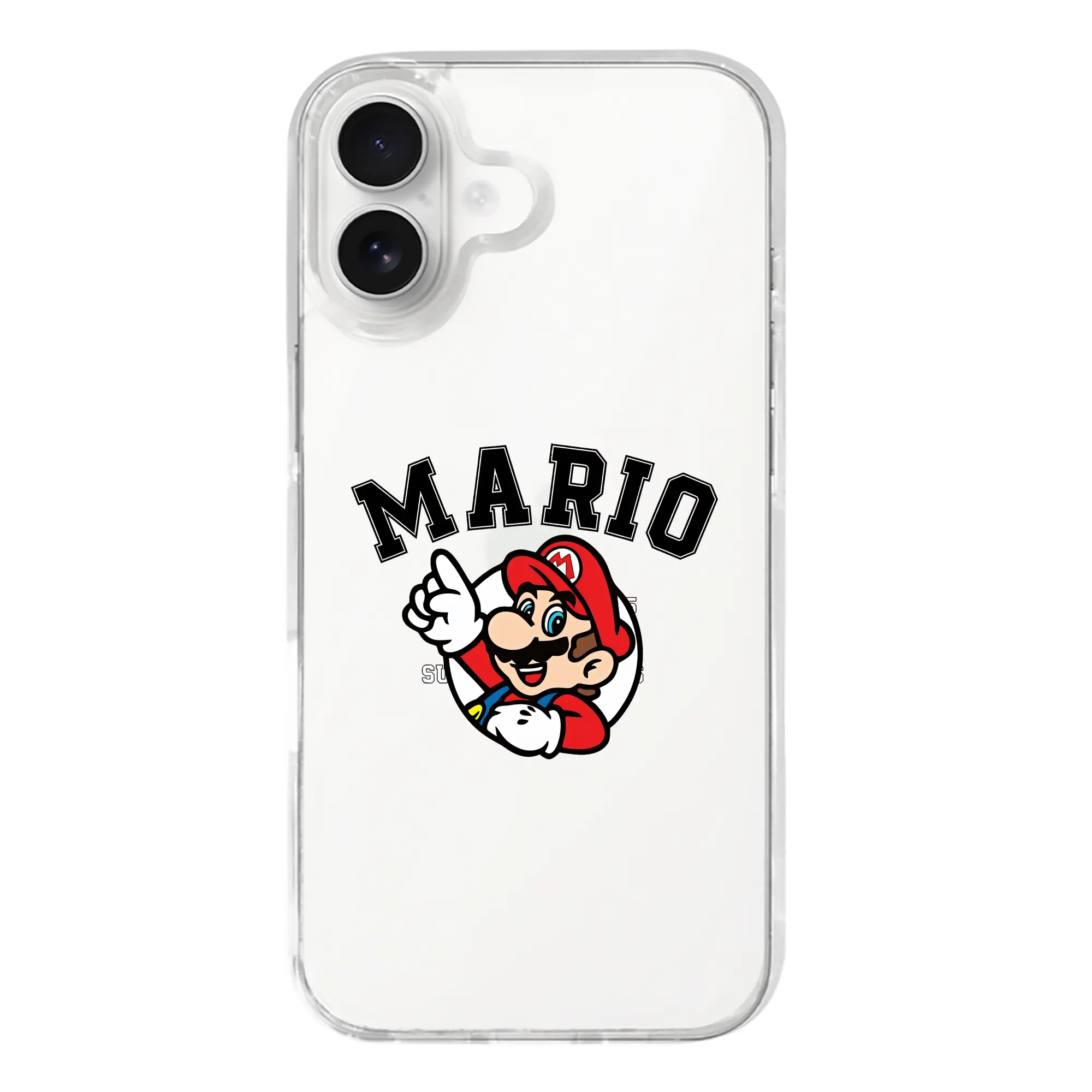 マリオ グッズ マリオ - iPhone 17シリーズ 透明スマホケース – 薄型・耐衝撃・精密フィット保護カバー